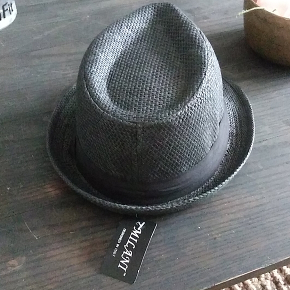 Nwt Milani Straw Fedora Hat Sz 3xl 
